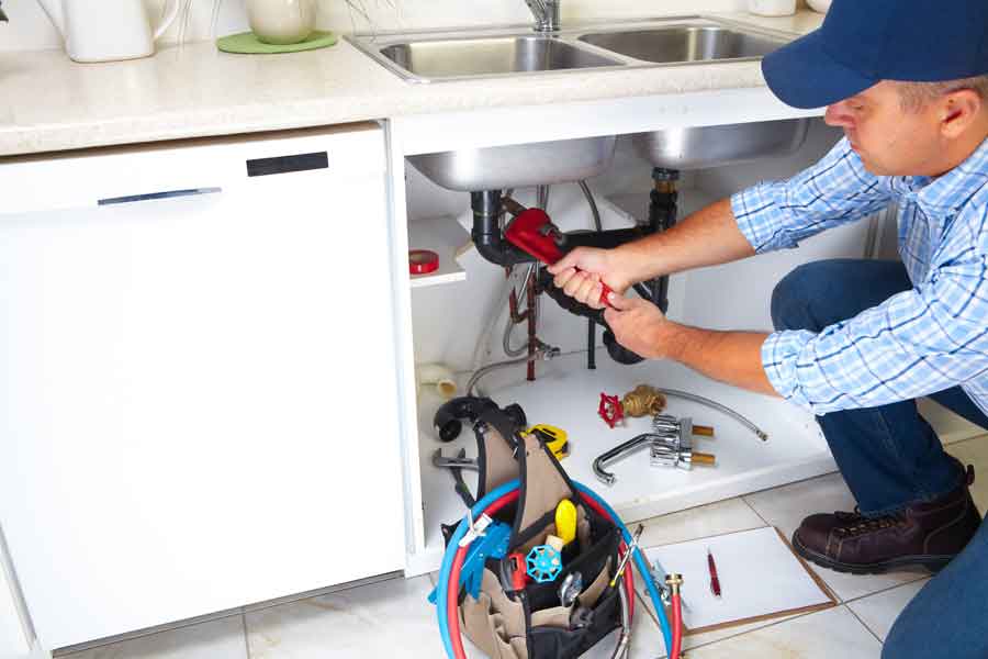 Repair of sink